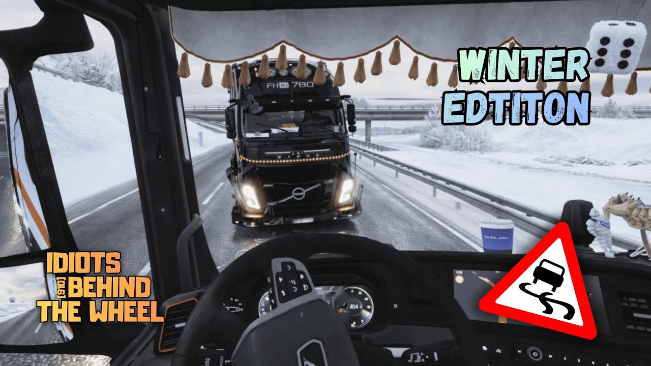 IDIOTS on the Road I WINTER Edition I Funny moments - ETS2 Multiplayer (Episode 9)