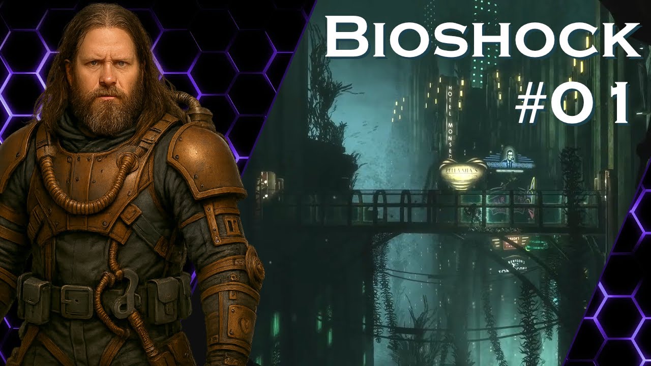 Willkommen in Rapture! Wir springen ins kalte Nass... | Bioshock (Remastered) - Let's Play #01/05