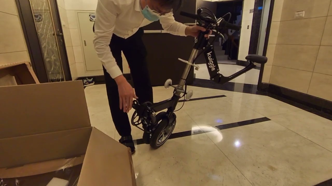Kwiggle 世界最小折疊變速自行車 開箱