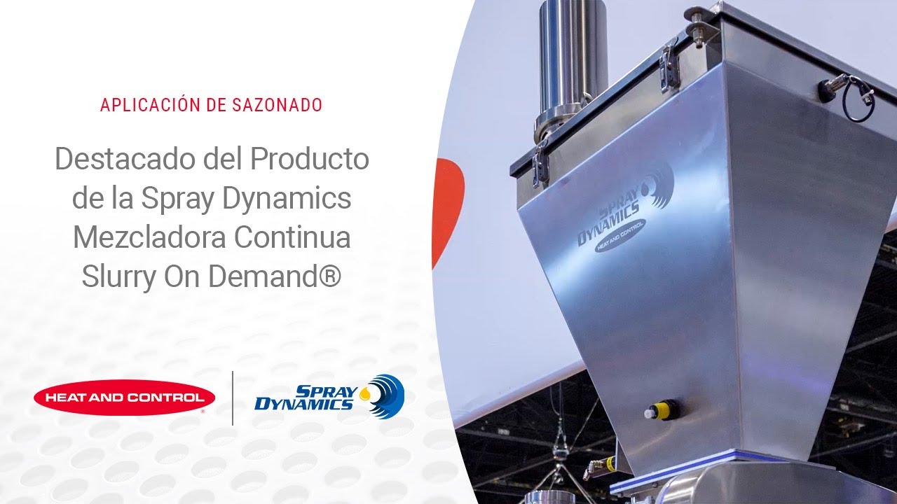 Destacado del Producto de la Spray Dynamics Mezcladora Continua Slurry On Demand® | Heat and Control