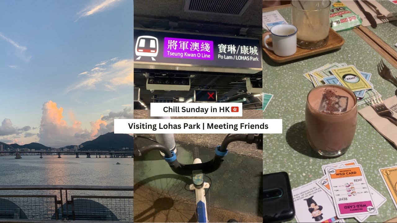 chill sunday in hk 🇭🇰  | exploring lohas park