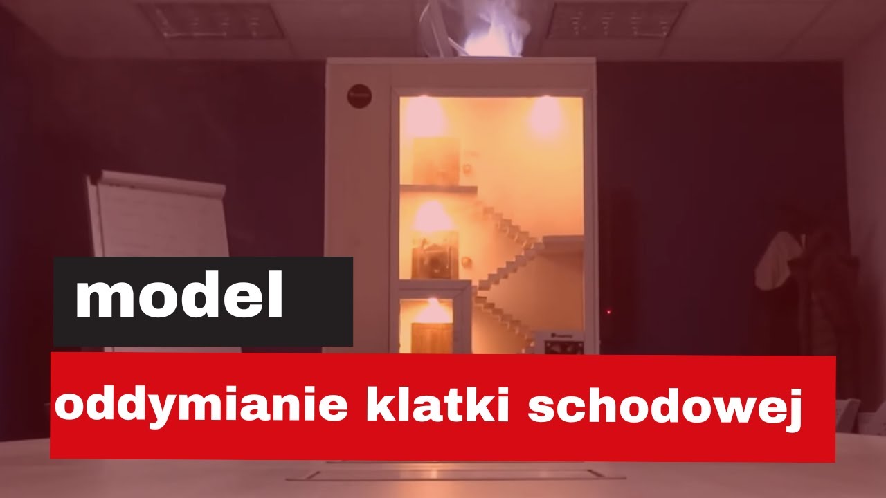 MERCOR - oddymianie klatki schodowej  - model | MERCOR
