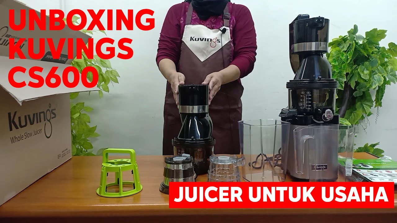 UNBOXING CS600 COMMERCIAL JUICER BUATAN KUVINGS KOREA