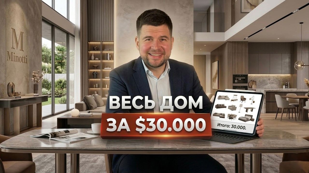 Секрет за $30.000: Весь дом премиум-мебели по цене одного дивана