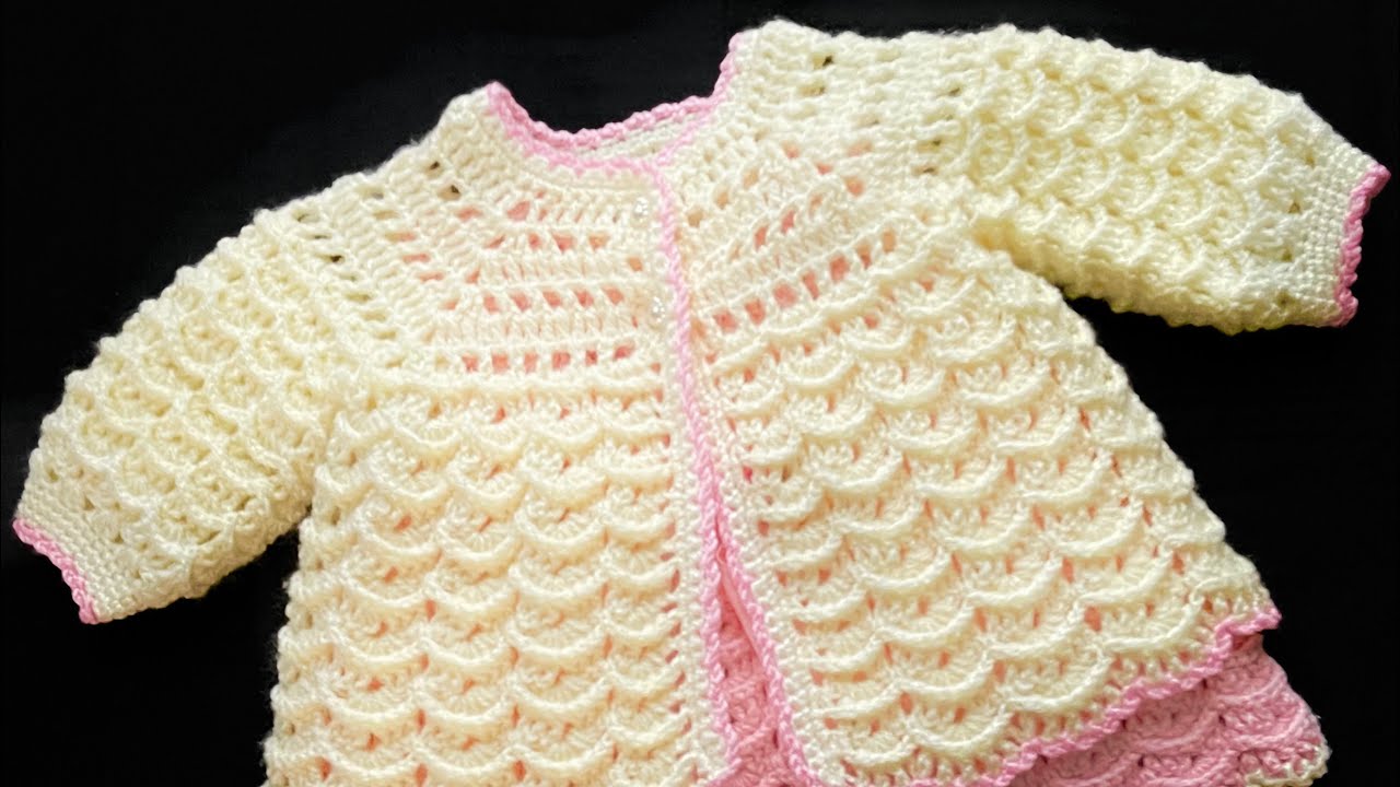 Chaquetita o cardigan a crochet paso a paso varias tallas TEJIDOS FÁCIL Y RÁPIDO