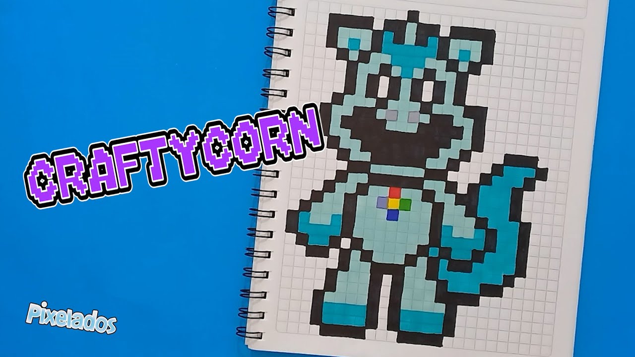 COMO DIBUJAR A CRAFTYCORN - SMILING CRITTERS - POPPY PLAYTIME 3 PIXEL ART - PIXELADOS