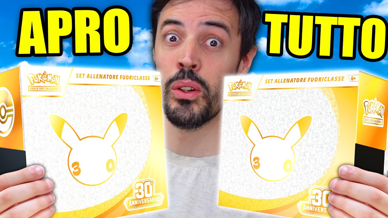 Ho Aperto 2 ETB INTERI del 30&deg; ANNIVERSARIO di Carte Pok&eacute;mon