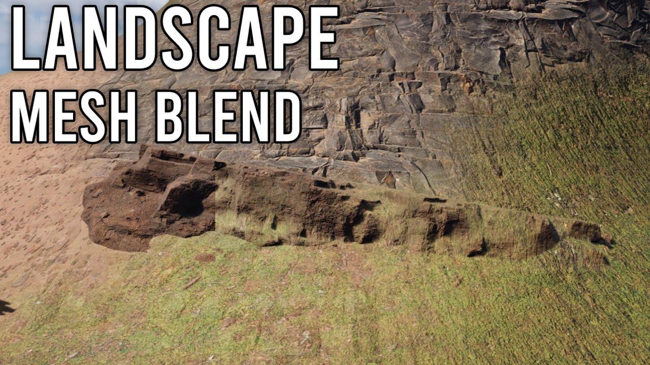 Blending Objects into your Landscape | Unreal Engine 5