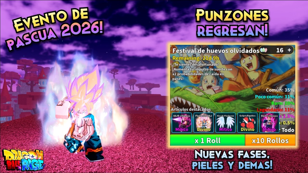 EL EVENTO DE PASCUA HA LLEGADO!! | Roblox Dragon Ball Rage
