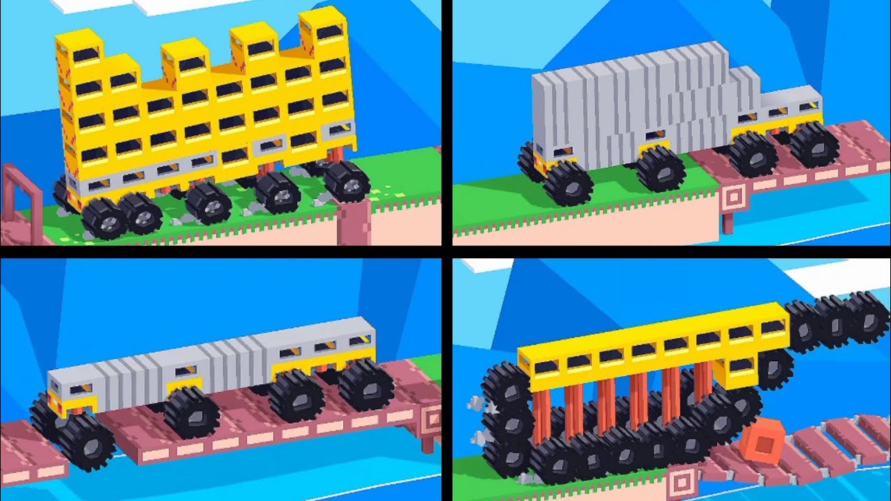 Drive Mad | All Levels Gameplay Walkthrough Ep No.124