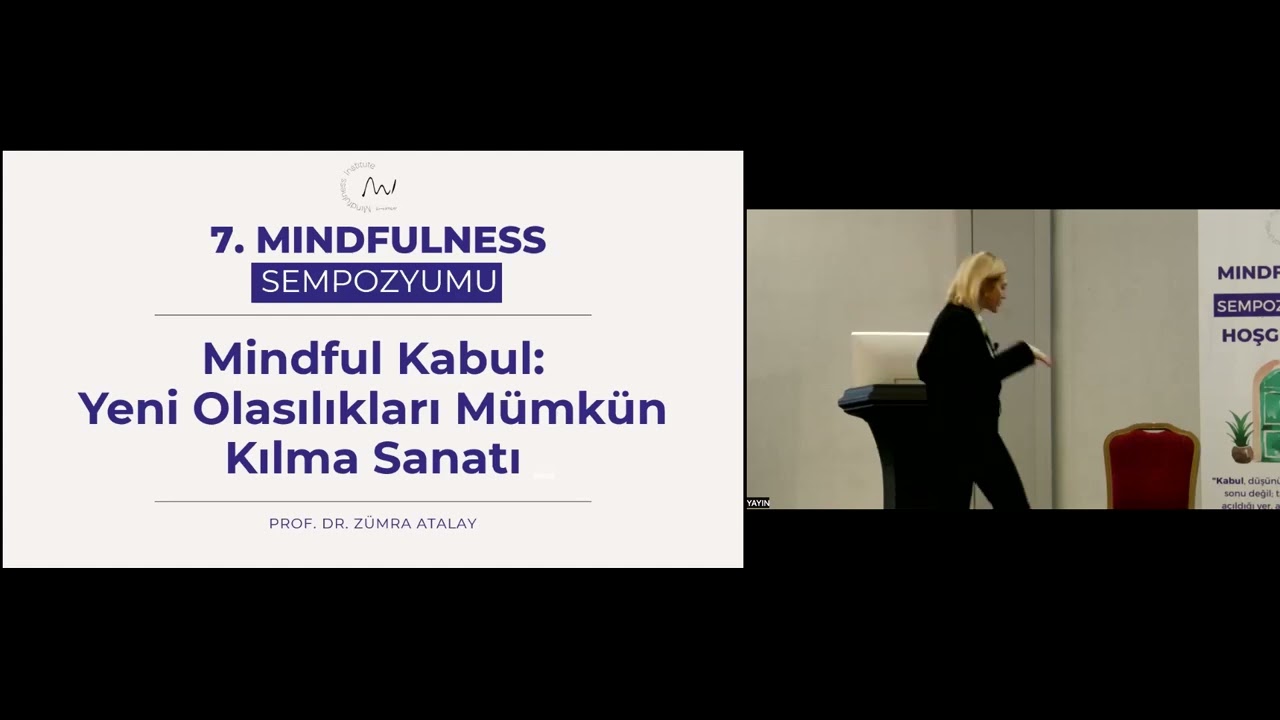 Kabul: Yeni Olasılıkları Mümkün Kılma Sanatı - Prof. Dr. Zümra ATALAY / 7. Mindfulness Sempozyumu