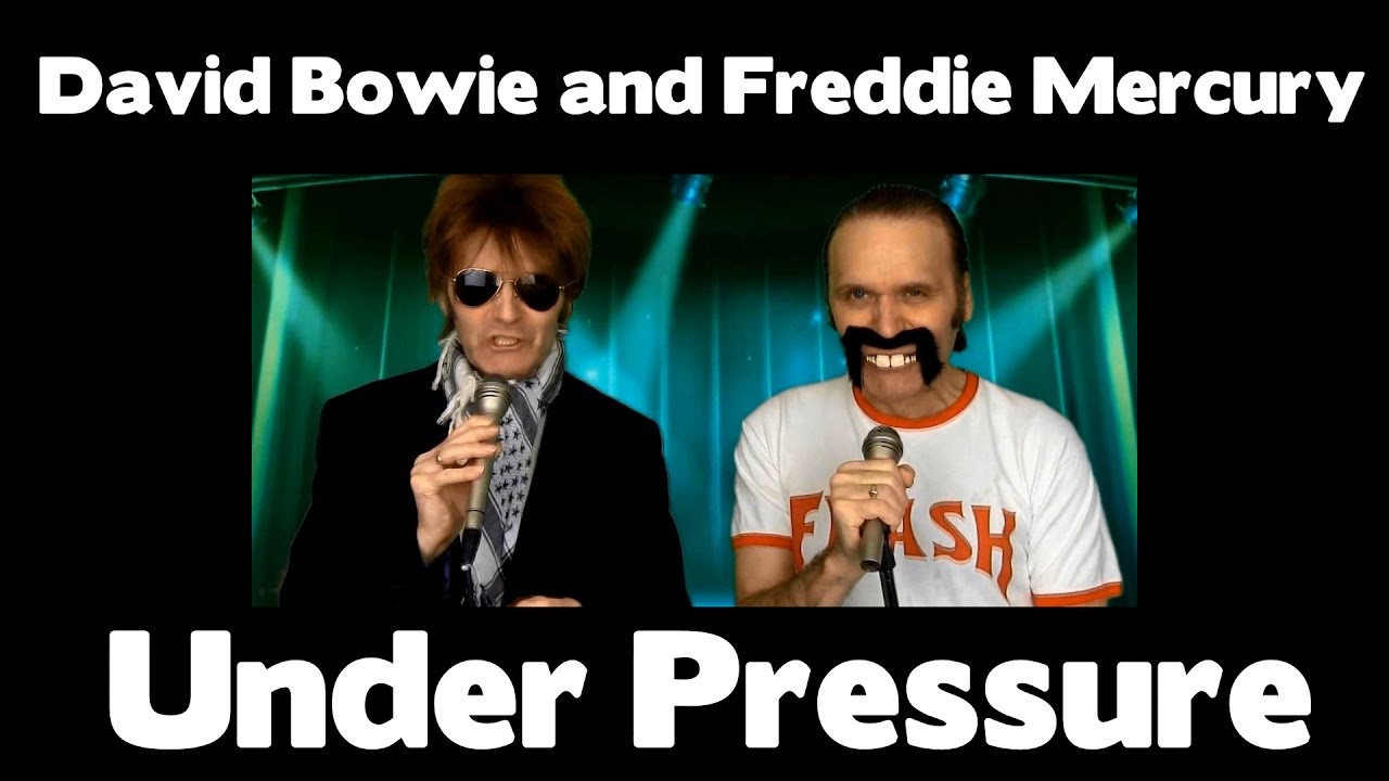 FREDDIE MERCURY AND DAVID BOWIE  -  UNDER PRESSURE