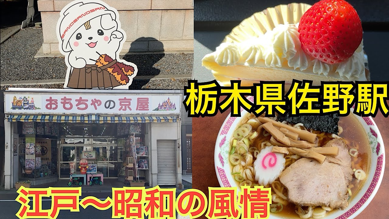 栃木県佐野市。佐野グルメと佐野駅周辺。街全体が博物館、歴史的建築物がいっぱい。秋の車中泊の旅vol.5