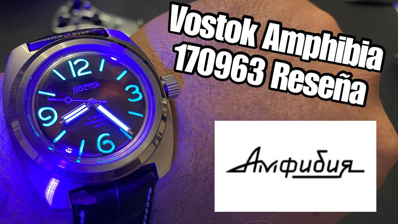 Vostok Amphibia 170963 Classic  - Reseña y Caja de Mov abierta