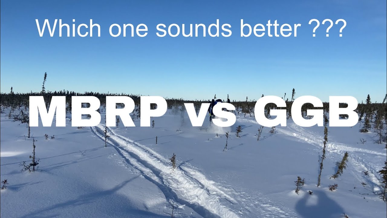 MBRP vs GGB trail cans TEST