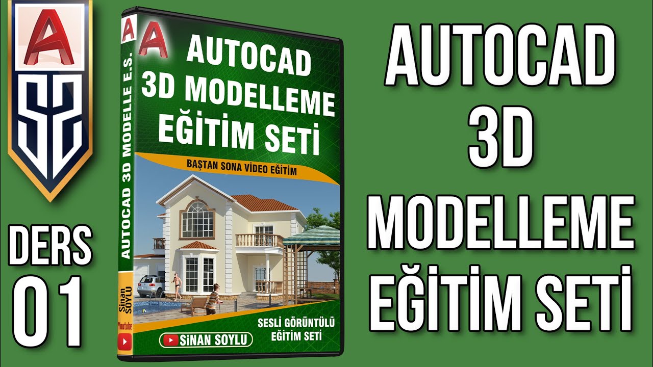 01 Autocad 3 Boyutlu Çizim - 3D Bina Modelleme Dersleri