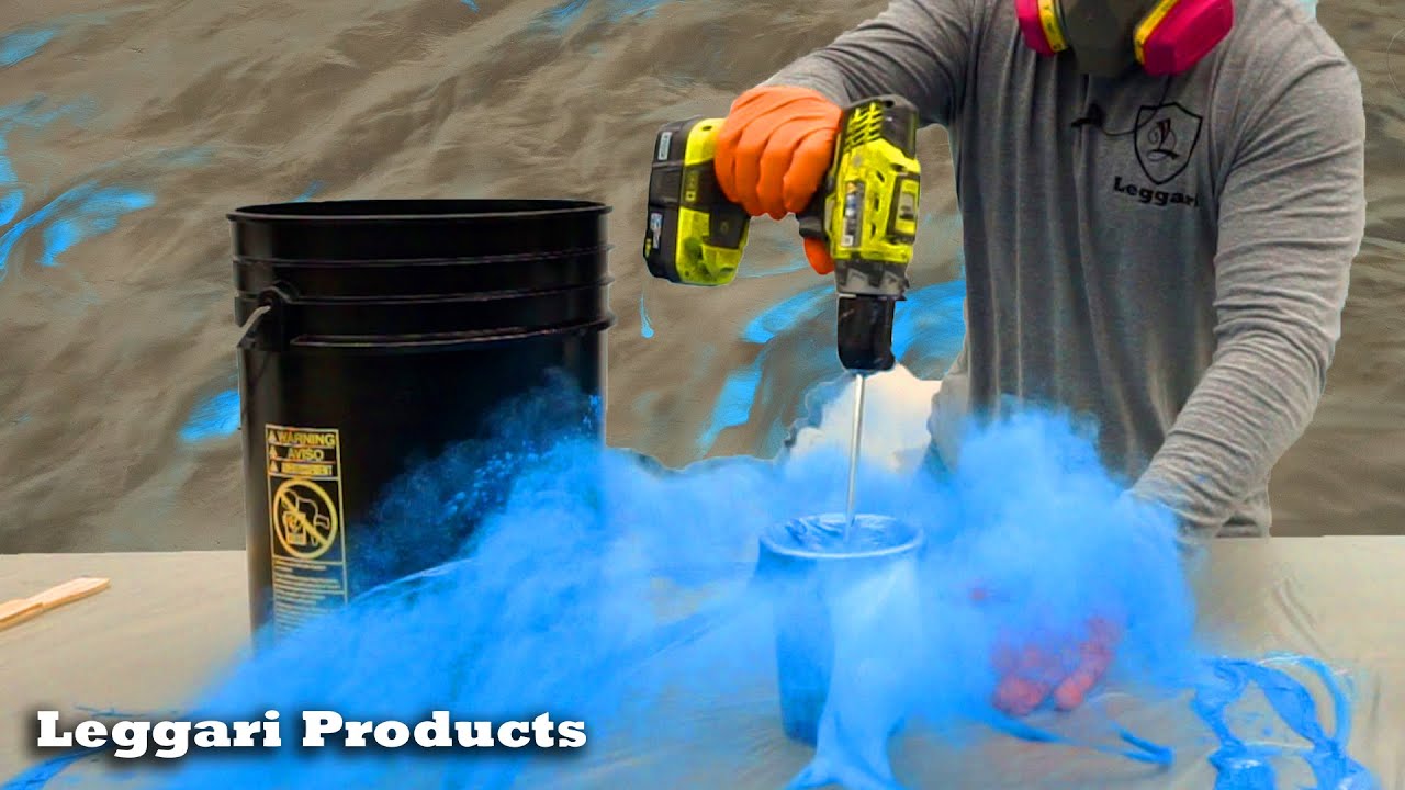 How To Install An Epoxy Floor And What Not To Do When Mixing Metallics | The Result Is Amazing