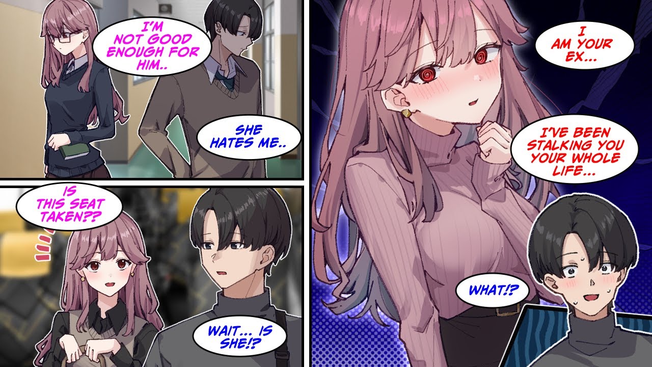 [Manga Dub] The cute girl who sat next to me on the night bus started talking to me…