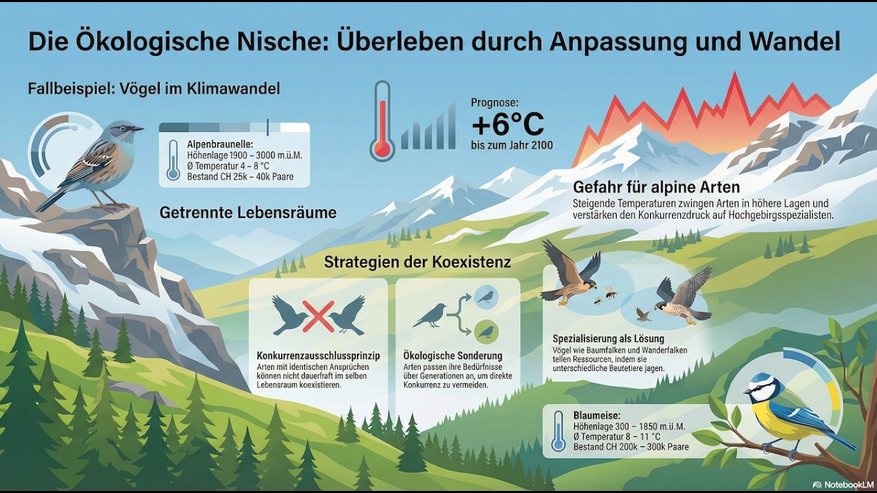 Die ökologische Nische und ökologische Sonderung – Ökologie | Kapitel 5.1-5.2