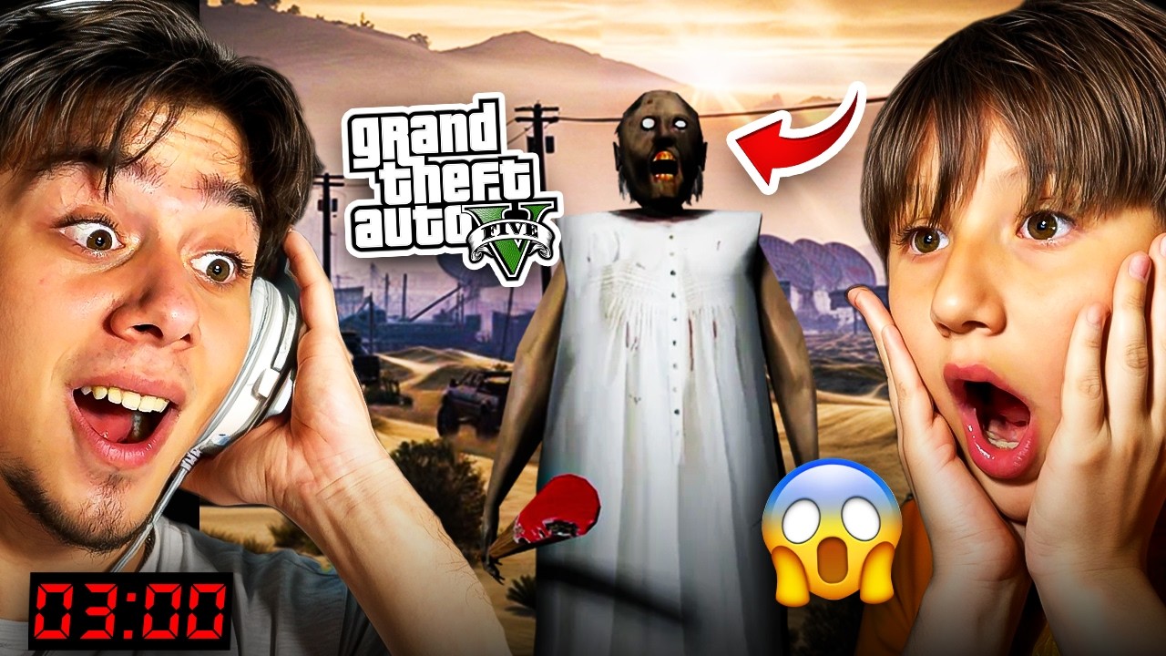 GTA 5 DE KARDEŞİMLE GECE 03.00 DA GRANNYNİN EVİNE GİTTİKK!!!!! #GTA5ModSerisi