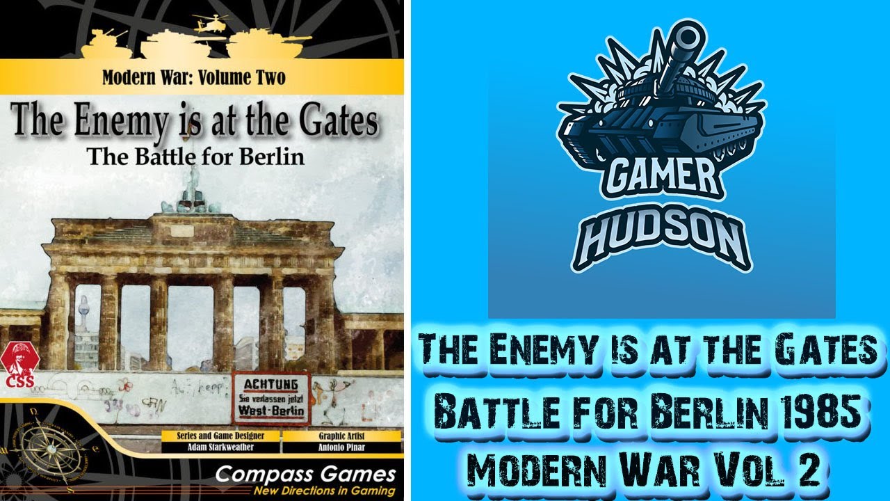 The Enemy is at the Gates - Battle for Berlin 1985 Compass Games (4K) #ww3 #coldwar