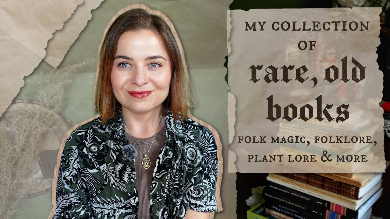 My Rare Books Collection: Old, Rare, OOP Folklore, Folk Magic, Plant Lore Books
