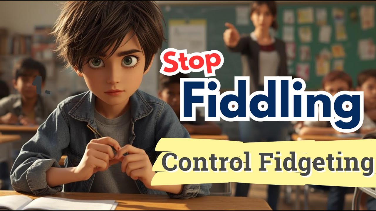 Non-stop Fiddling? Control Fiddling | Fidgeting | Kids Story | Self-control | Listen | Listening
