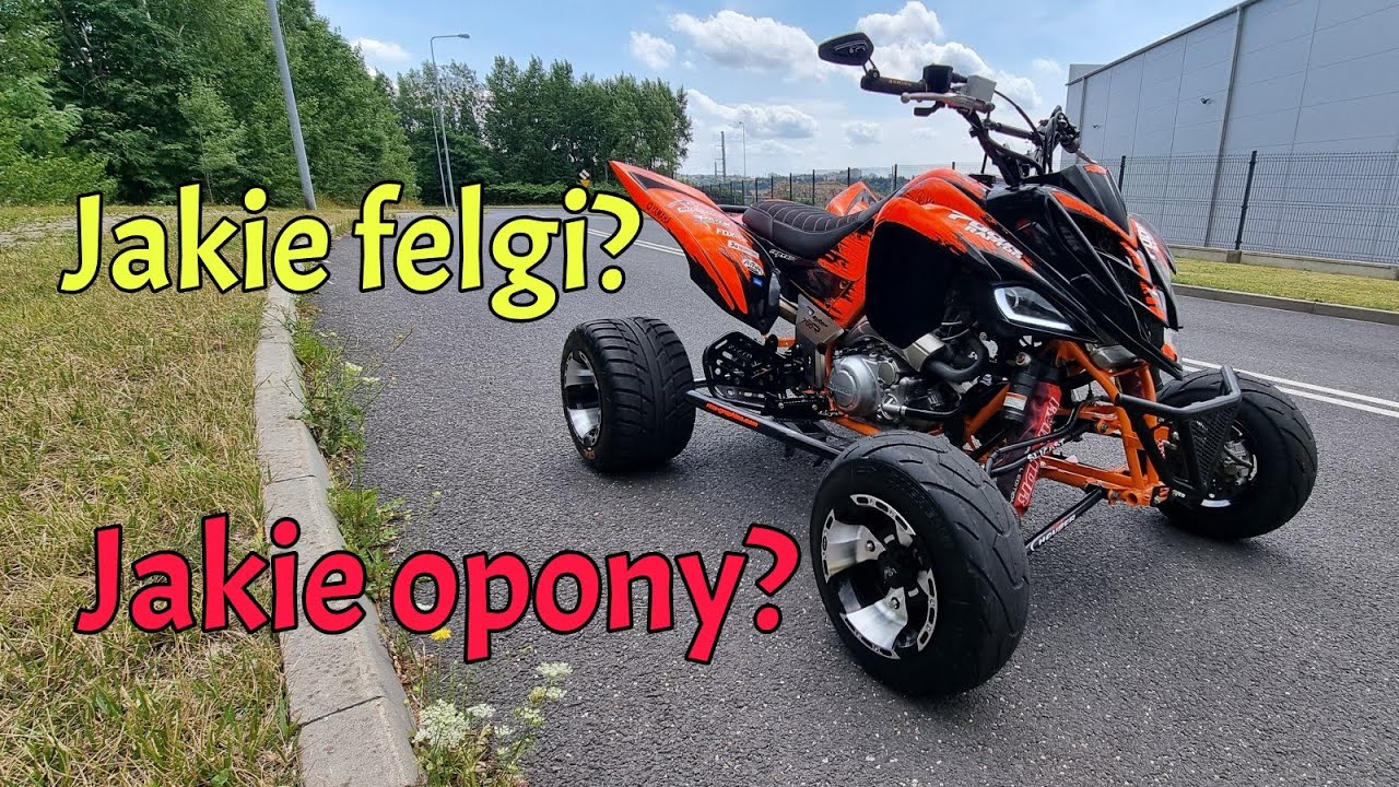 Nowe koła szosowe Vbw w Raptorze 700 #vbw #maxxis #yamaha #forquad