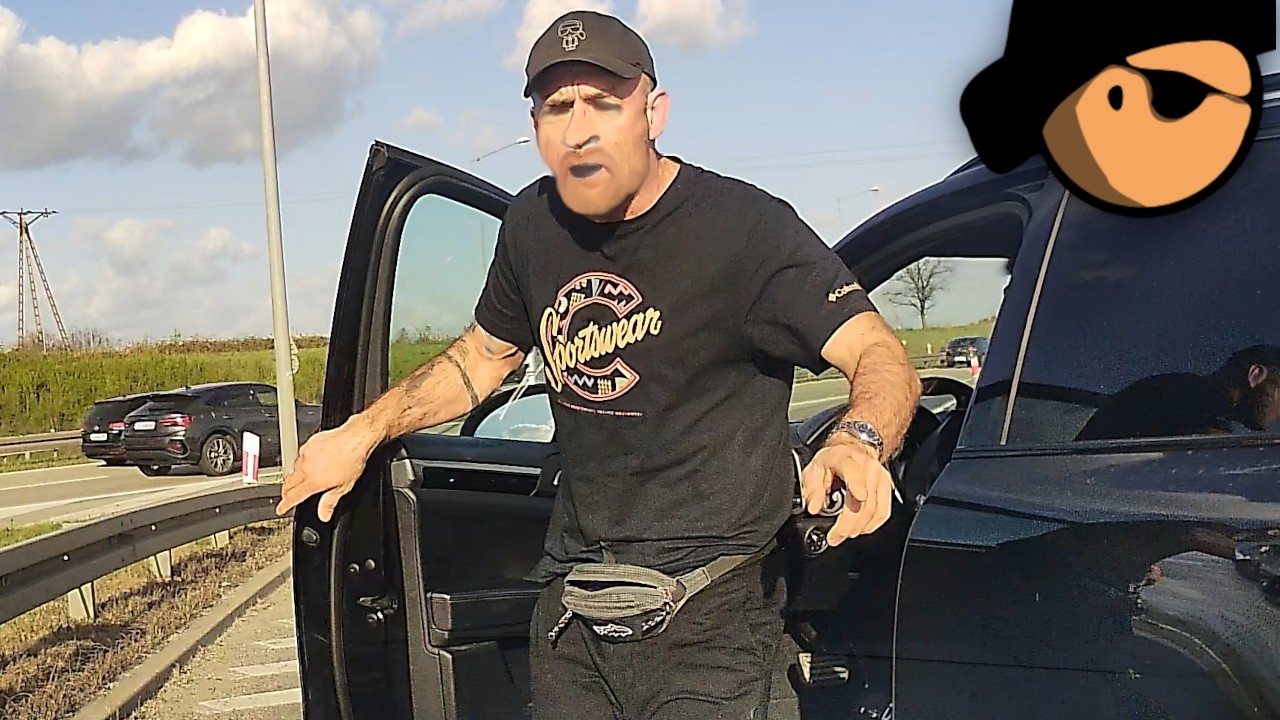Insane Road Rage: Porsche Driver Brake Checks Family