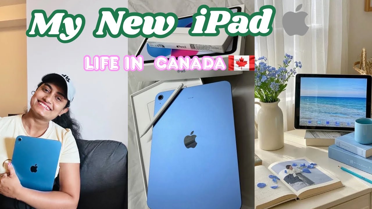 Unboxing My First iPad in Canada 🇨🇦 මම ගත්ත අලුත්ම ipad එක|Sri Lankan in Canada|Canada sinhala vlog 