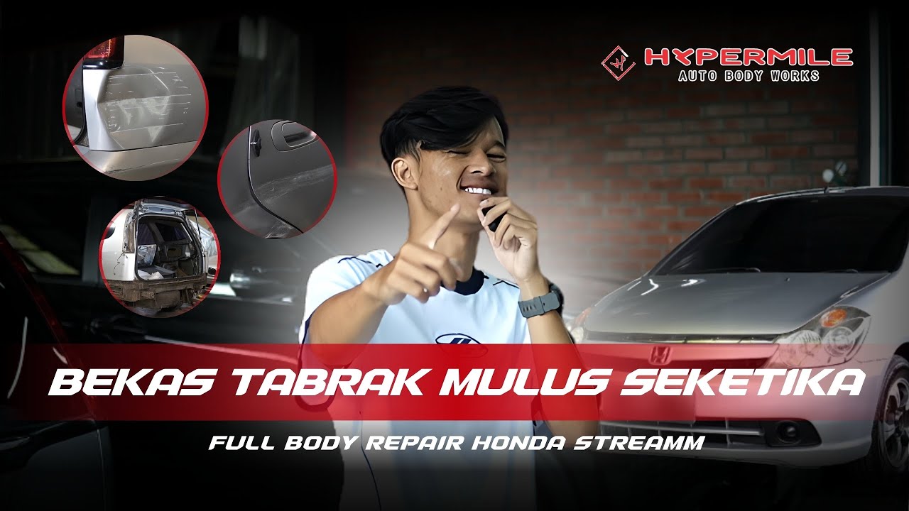 Honda Streamm Bekas Tabrak Disulap jadi Mulus lagi!!🔥