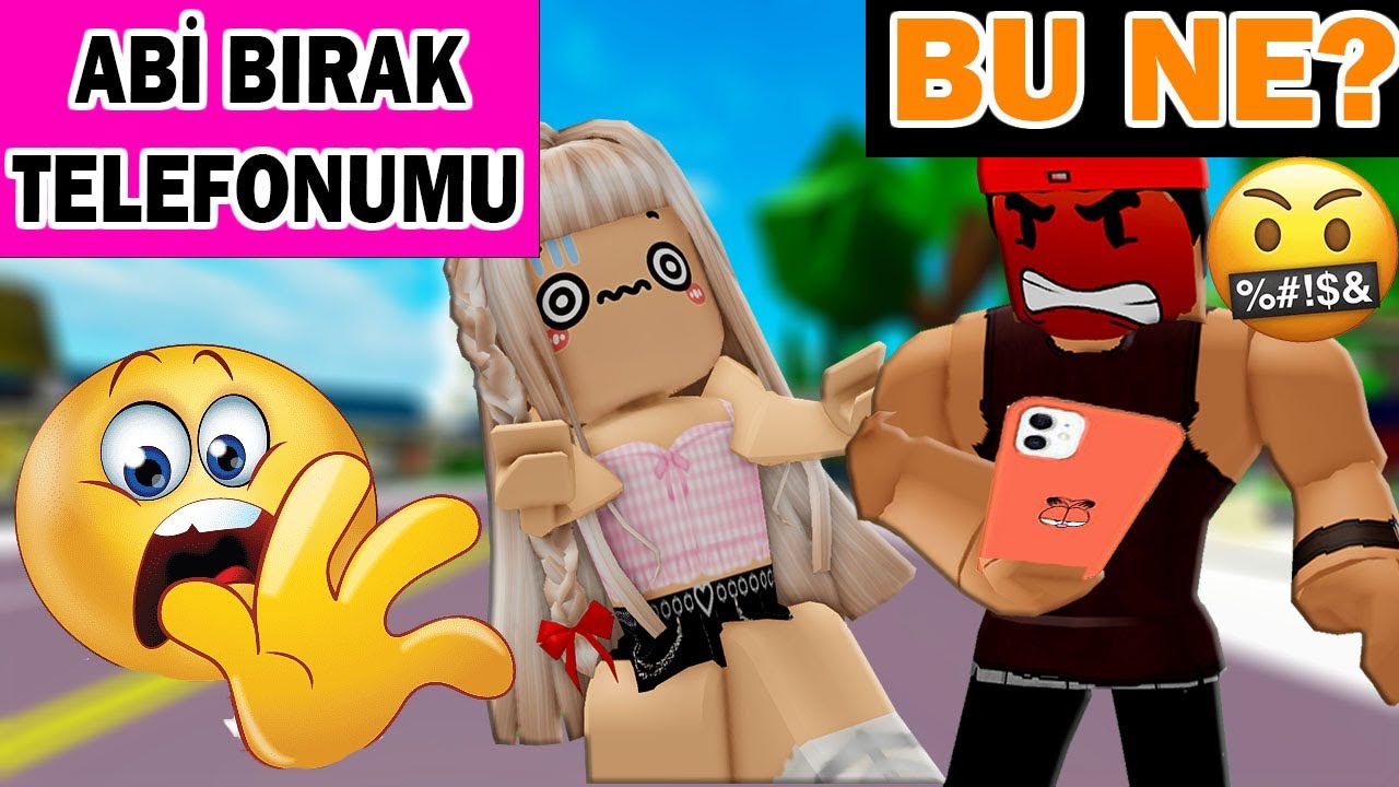 ABİM TELEFONUMU GİZLİCE KARIŞTIRDI🧐Sırrımı Öğrendi😟(Roblox Brookhaven 🏡Rp)