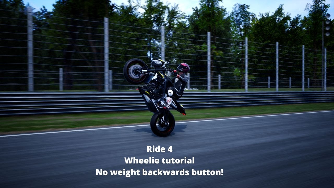 RIDE 4 - WHEELIE TUTORIAL ASSISTS OFF - WHEELIE LIKE A PRO