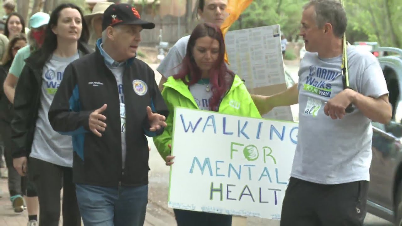 Group holds walk for mental health awareness