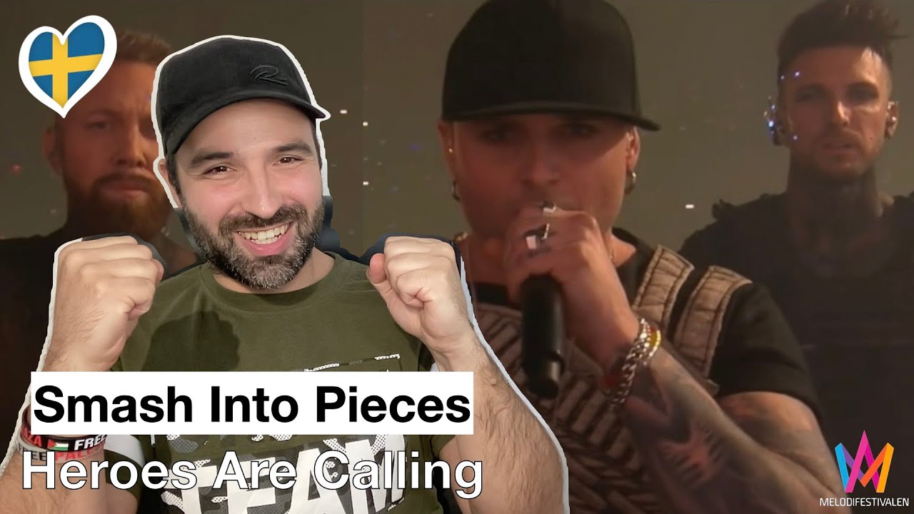 Reaction 🇸🇪: Smash Into Pieces - Heroes Are Calling /Melodifestivalen 2024| Eurovision 2024 Sweden