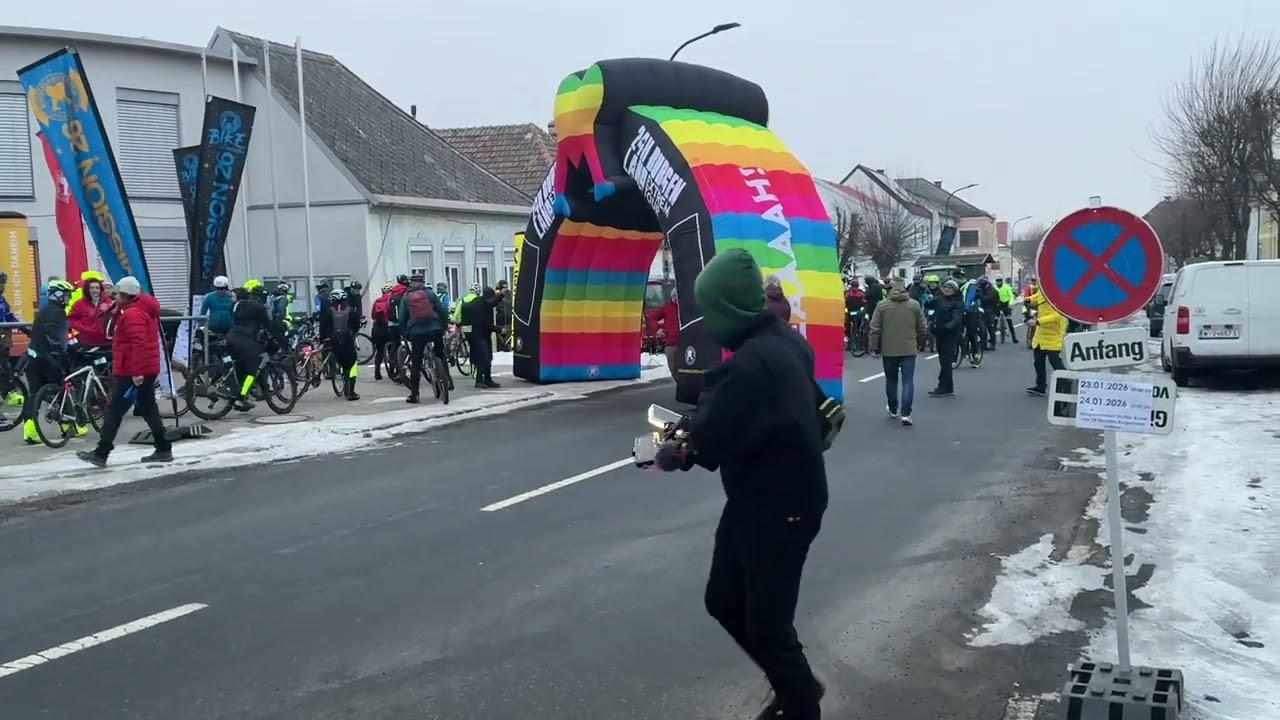 Start Bike 224 Meilen Burgenland Extrem 22. Jänner 2026 Oggau
