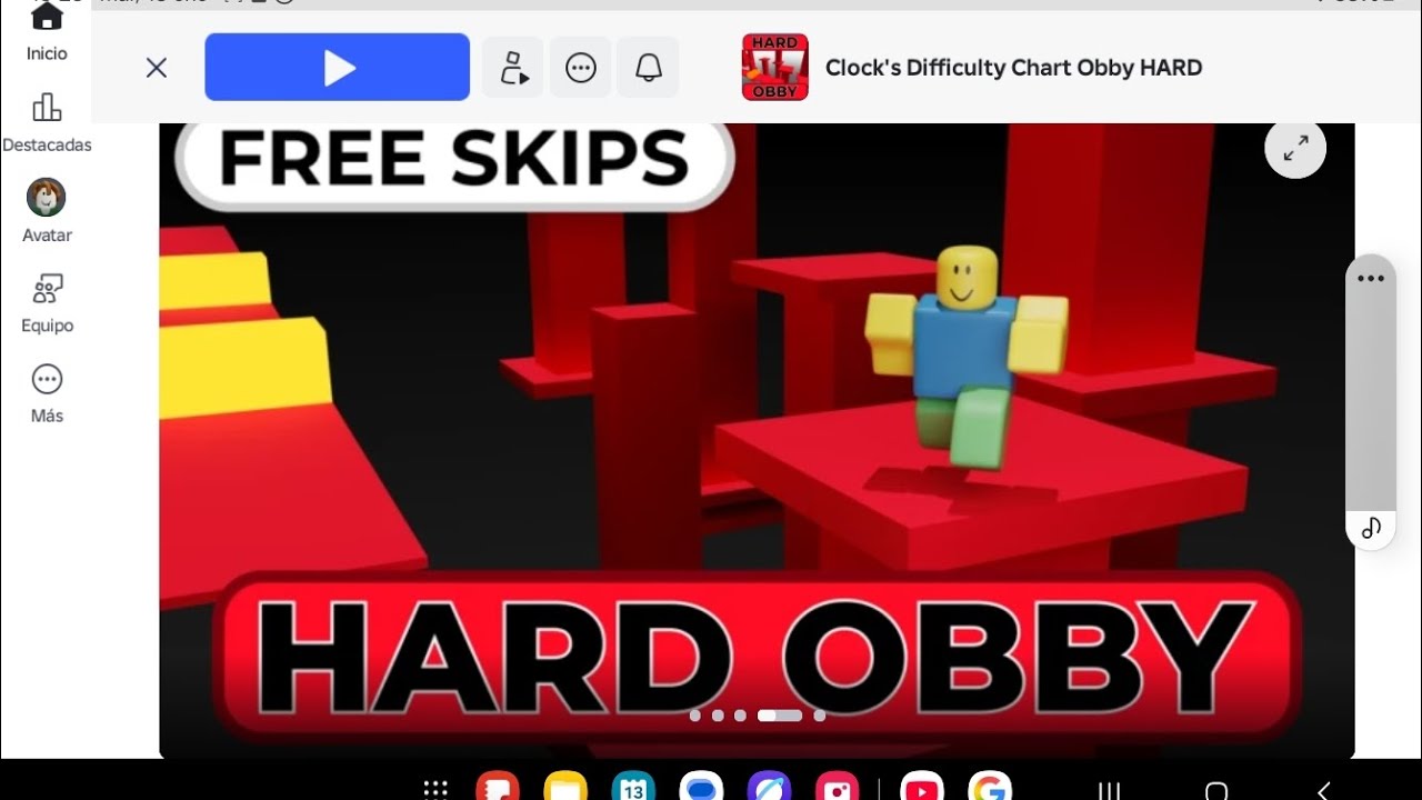 Jugando un obby dificil 💀