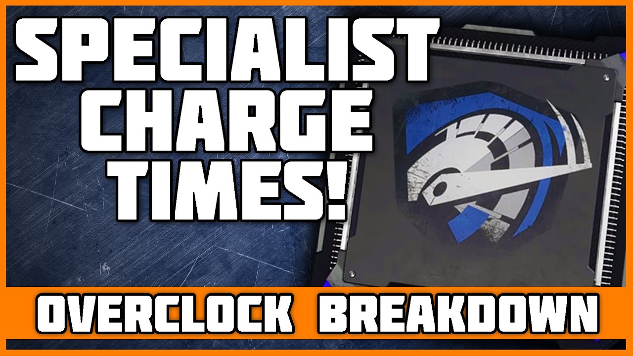 All Specialist Charge Times + How Overclock Works in Black Ops 3