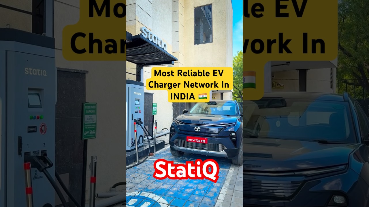 Most Reliable EV Charger Network In India 🇮🇳 Statiq #motorbyte #statiqcharger