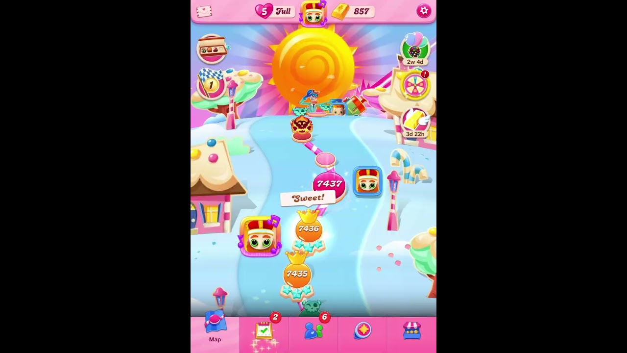 Candy Crush Saga Levels 7431-7440 || #candy #shortsfeed #shortsvideo #shortvideo #shorts #short #yt 