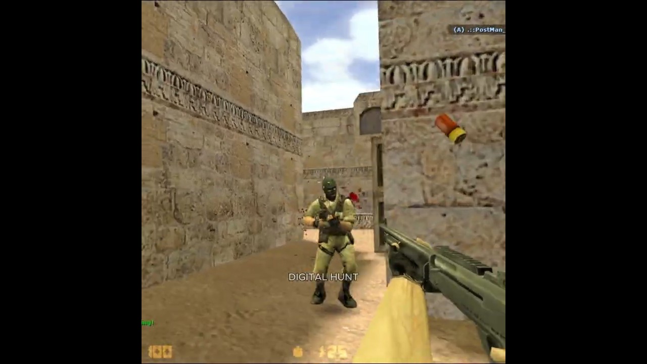 i Clutched the round with a shotgun 🔥 #shorts #gaming #counterstrike #nostalgia #cs16