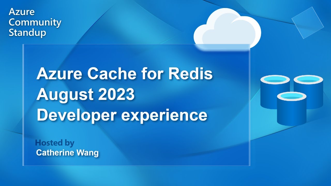 Ежедневное совещание сообщества Azure Cache for Redis — опыт работы для разработчиков