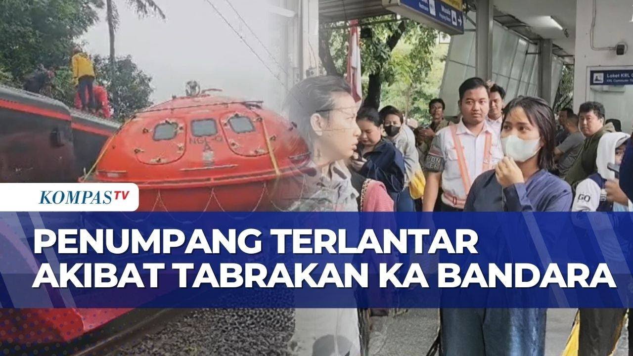 Terjadi Penumpukan Penumpang KRL Imbas Tabrakan Truk dan KA Bandara | KOMPAS PETANG