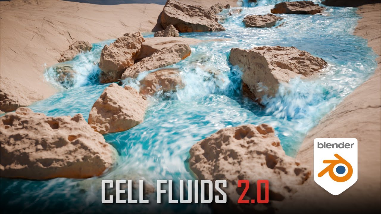 Realtime fluids in Blender: CellFluids 2.0