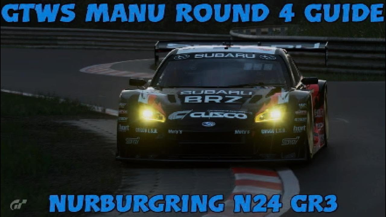 GTWS Manufacturers Round 4 Guide - Nurburgring 24Hr Layout Gr3 - Gran Turismo 7