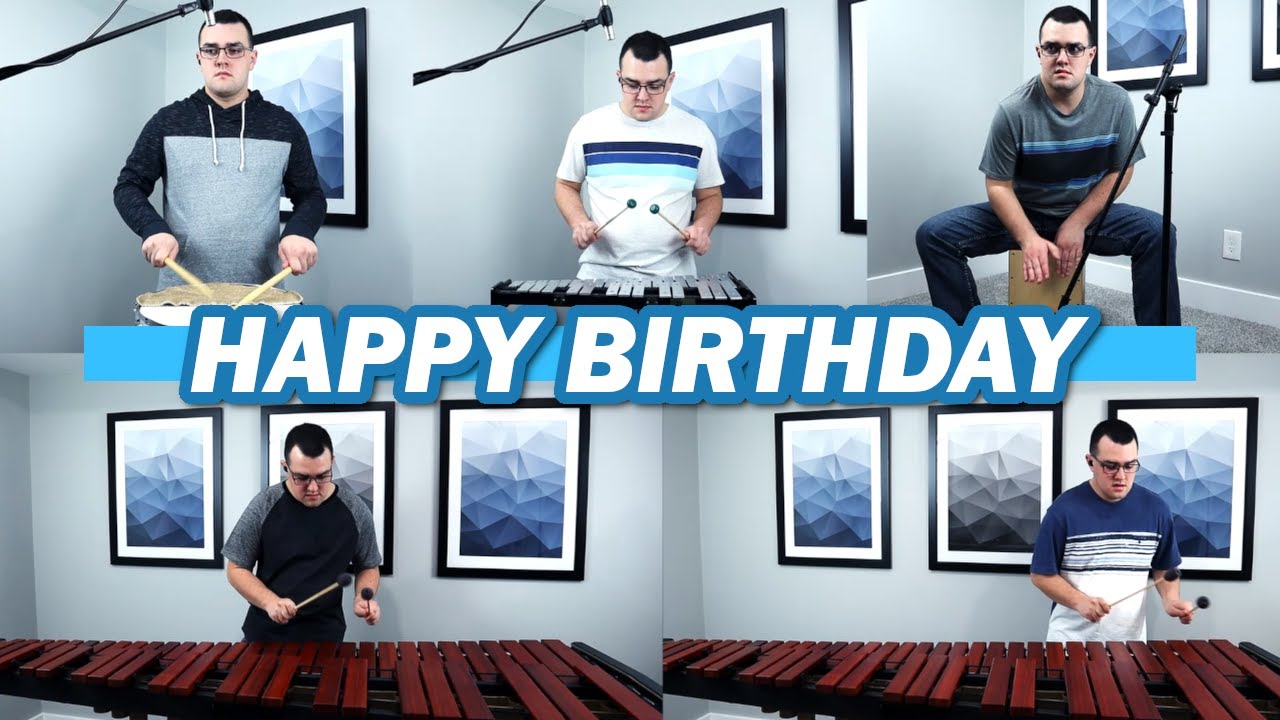 Happy Birthday, arr. Zachary Savinsky | For Percussion Quintet