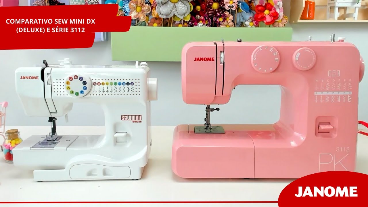 Comparativo: Sew Mini Deluxe vs. Série 3112 Janome