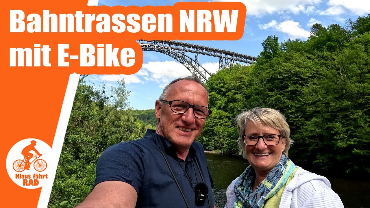 Bahntrassen NRW - Radeln zur Müngstener Brücke und entlang der Bahntrassenradwege im Bergischen Land