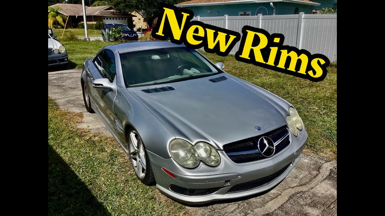 New Rims For My SL55 AMG Mercedes (r230)