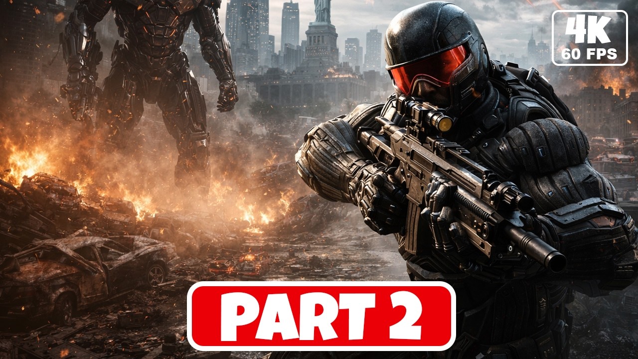 CRYSIS 3 REMASTERED - Gameplay Walkthrough Part 2 - FULL GAME [4K 60FPS PC ULTRA] No commentary
